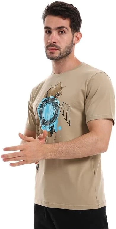 Diadora Men Cotton Printed TShirt