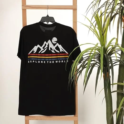 Cleocotton Mens Printed C.N.Tee T-Shirt