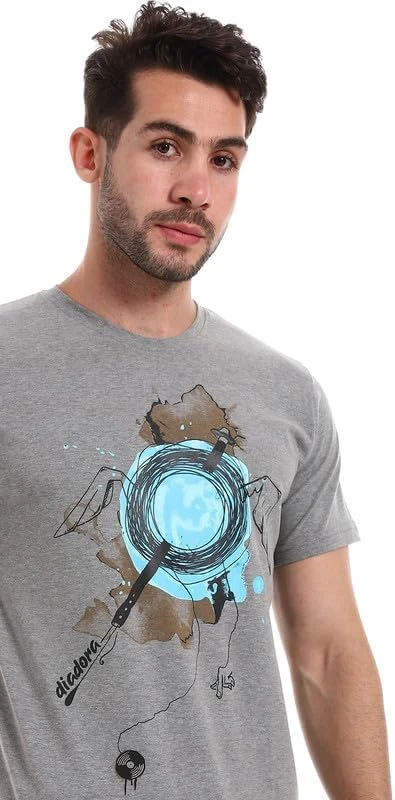 Diadora Men Cotton Printed TShirt