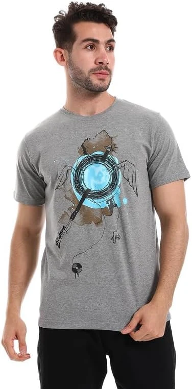 Diadora Men Cotton Printed TShirt